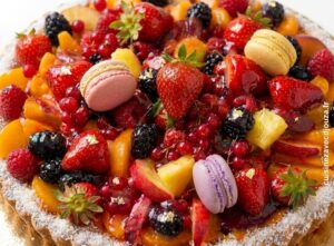 Tarte génoise aux fruits frais