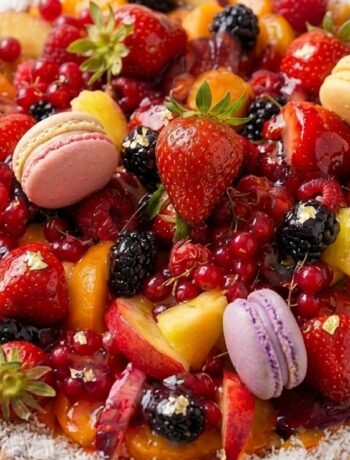 Tarte génoise aux fruits frais