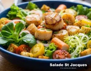 Salade fraîcheur aux St Jacques