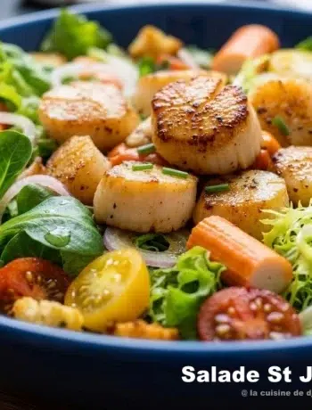 Salade fraîcheur aux St Jacques