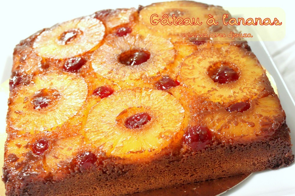 Gâteau à Lananas Renversé Antillais Gato Zannanna