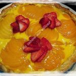 Tarte aux pêches au sirop