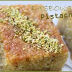 Basboussa pistaches