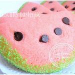 Biscuit pastèque, gâteau sec à la farine