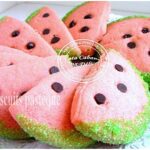 Biscuit pastèque, gâteau sec à la farine