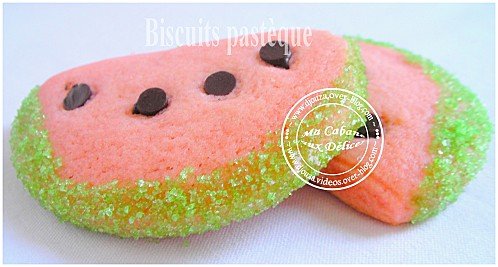 Biscuits pasteque 009