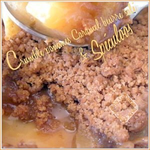 Crumble pomme caramel beurre sale speculoos photo 4