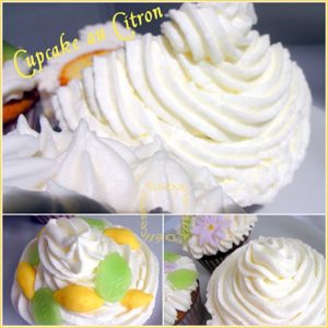 Cupcake au citron montage