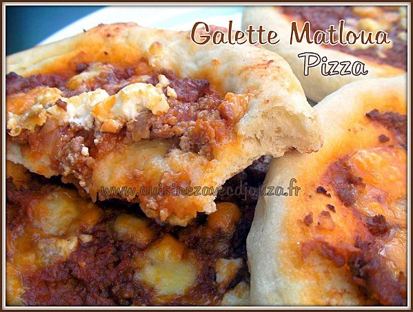 Galette Matloua pizza photo 4