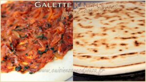 Galette kabyle, kesra farcie aux oignons et tomates