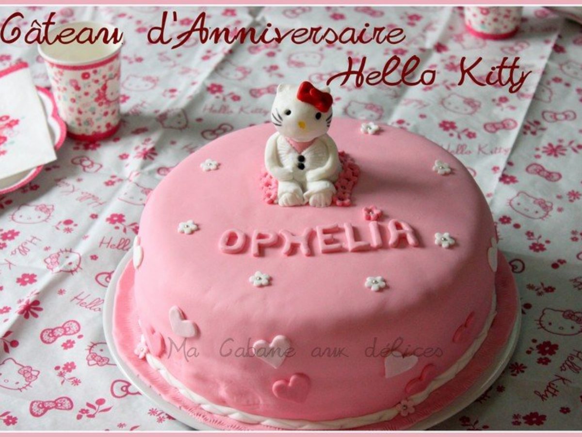 Hello Kitty Ensemble De Decoration De Gateaux Danniversaire Accessoires De Decoration Patisserie Rodschinson Com