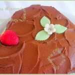 Gâteau génoise crème chocolat café