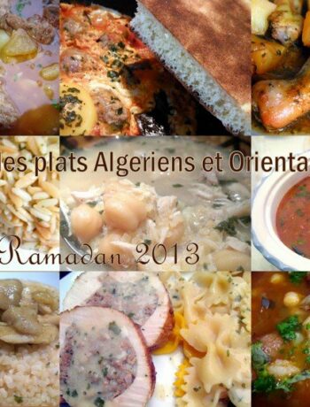 Index plats algeriens et orientaux