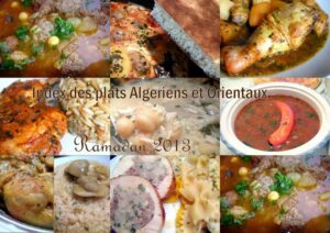 Plats ramadan cuisine algérienne et orientale