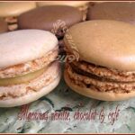 Macaron vanille chocolat café facile