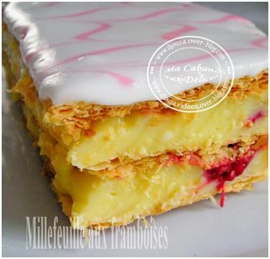 Millefeuille express aux framboises