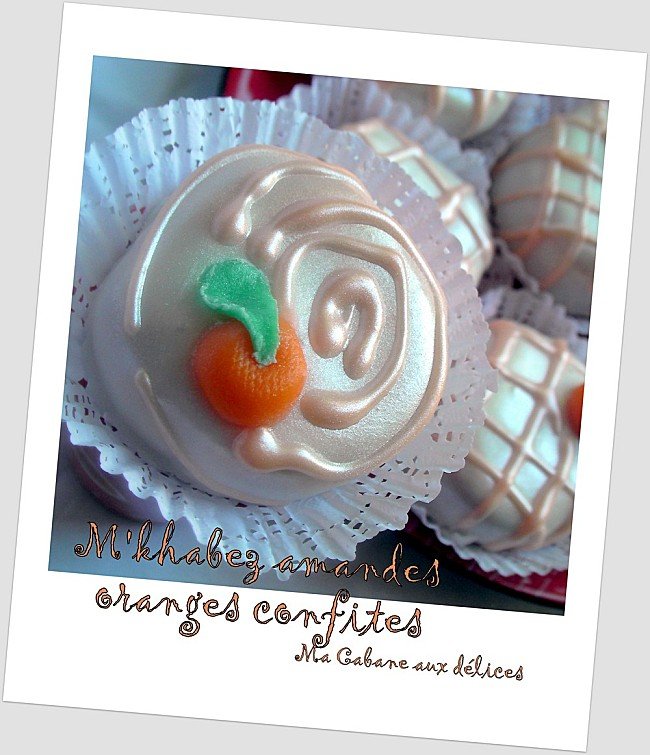 Mkhabez amandes oranges confites photo 1