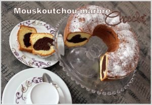 Mouskoutchou chocolat marbré