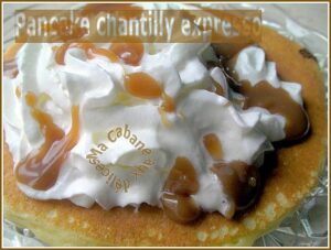 Pancake chantilly expresso