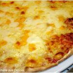 pizza au fromage sur pain naan