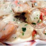 Coquilles St Jacques à la crème de poireau