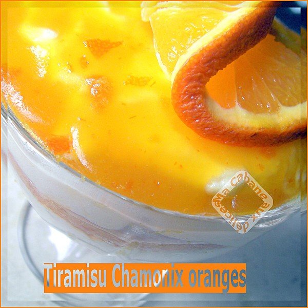Tiramisu à l'orange