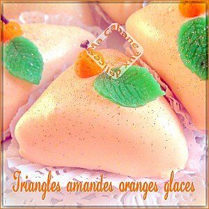 Triangles amandes oranges glaces photo 1 2