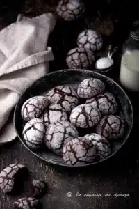 Délicieux Biscuits Craquelés au Chocolat