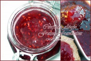 Confiture allegee fraises framboises