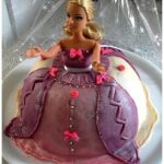 Gateau anniversaire poupee barbie