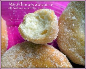mini donuts au sucre photo 3