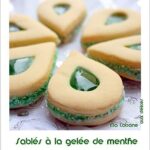 Sablé a la gelée de menthe gateau de l'aid