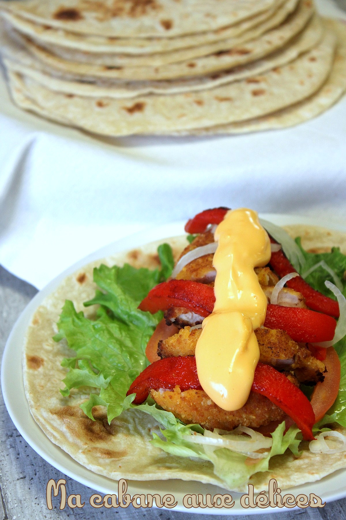 Tortilla mexicaine, galette pour fajitas La cuisine de Djouza