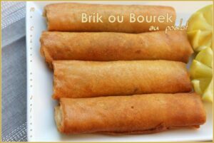 Brik ou bourek au poulet photo 3