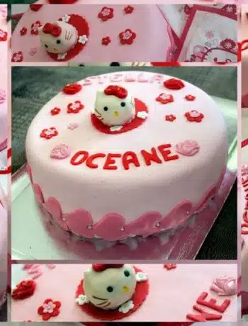Gâteau d'anniversaire fillette 4ans*Hello Kitty* - Simplement Cuisine