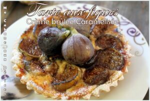 Tartelette aux figues creme brulee caramelisees photo 1