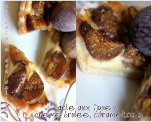 Tartelette aux figues creme brulee caramelisees photo 4