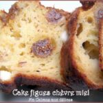 cake chevre figues miel