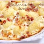Gnocchis crème et lardons halal