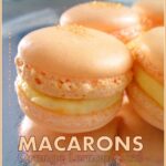 Macaron orange curd