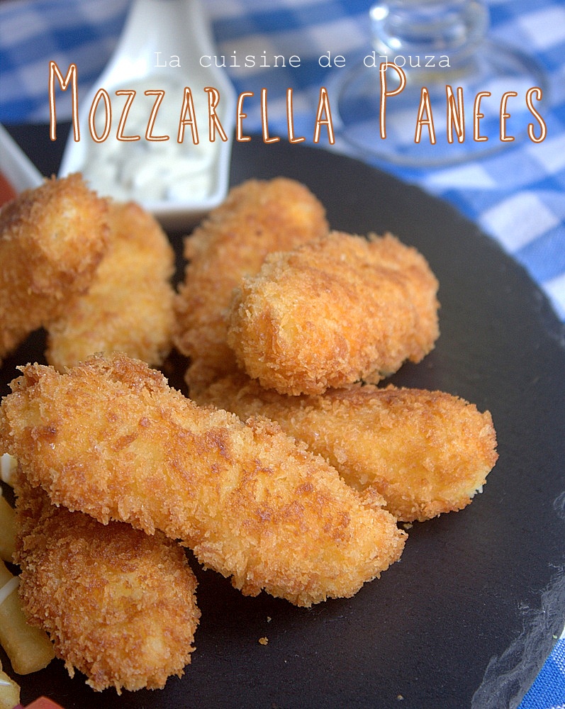 nuggets de mozzarella frits