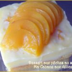 Entremet peches au sirop