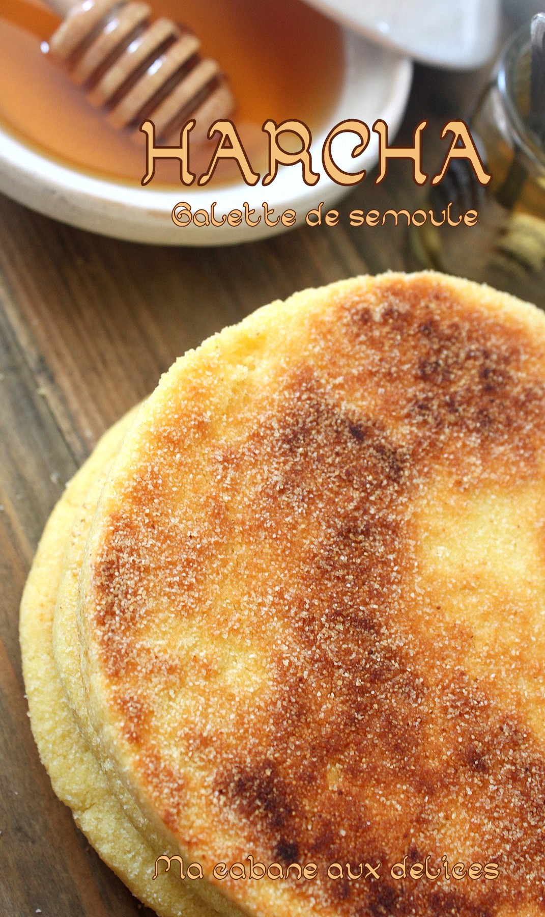Harcha galette de semoule marocaine | La cuisine de Djouza