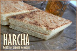 harcha, galette de semoule marocaine