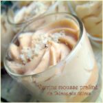 Verrine de mousse praliné