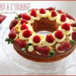 Gâteau moelleux a l'orange et crème diplomate