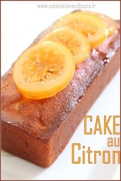 Cake au Citron Moelleux et facile