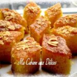 Basboussa semoule à la purée d'orange