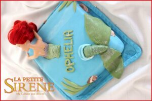 Gâteau Ariel la petite sirène