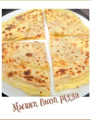 Mahjouba algérienne façon pizza au fromage